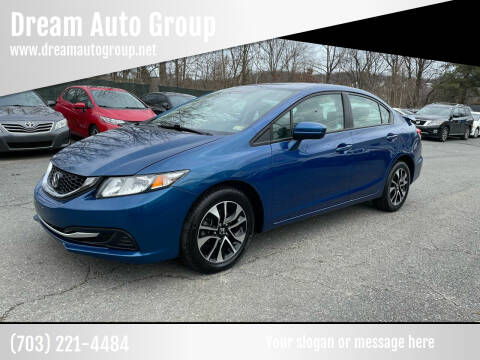 2015 Honda Civic for sale at Dream Auto Group in Dumfries VA