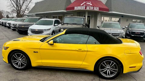 2017 Ford Mustang for sale at BRADBURY AUTO SALES in Gibson City IL