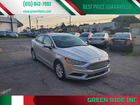 2017 Ford Fusion for sale at Green Ride Inc in Nashville TN
