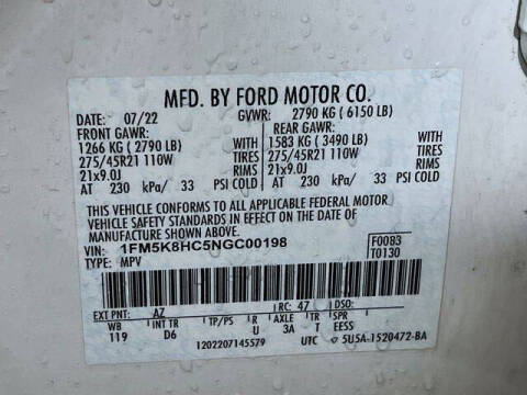 2022 Ford Explorer Platinum