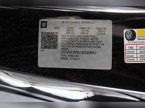 2018 Chevrolet Camaro LT