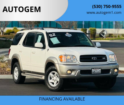 2002 Toyota Sequoia for sale at AUTOGEM in Davis CA