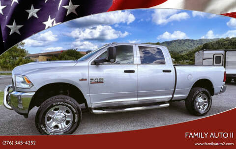 2016 RAM Ram Pickup 2500 for sale at FAMILY AUTO II in Pounding Mill VA