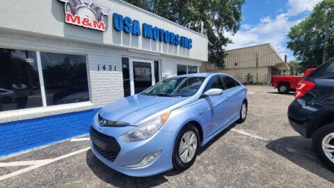 2013 Hyundai Sonata Hybrid for sale at M & M USA Motors INC in Kissimmee FL