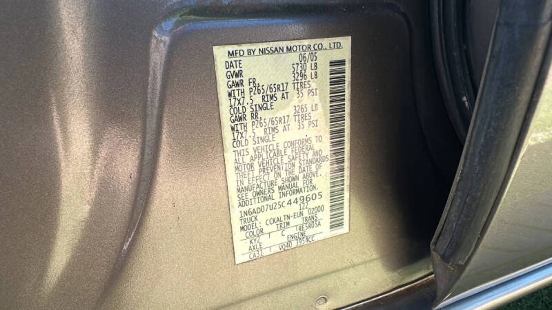 2005 Nissan Frontier