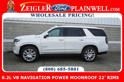 2021 Chevrolet Tahoe for sale at Zeigler Ford of Plainwell in Plainwell MI