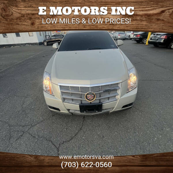 2008 Cadillac CTS for sale at E Motors INC in Vienna VA