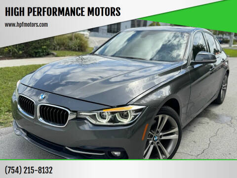 2018 BMW 3 Series for sale at HIGH PERFORMANCE MOTORS in Hollywood FL