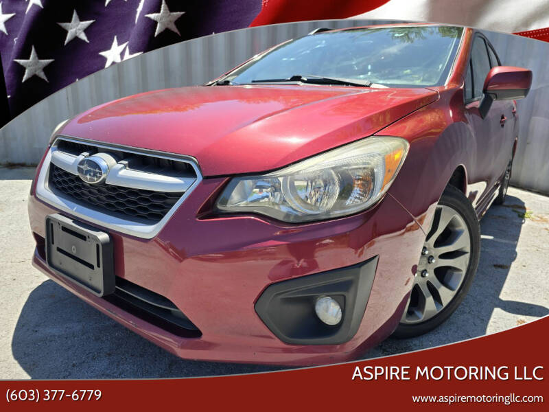 2013 Subaru Impreza for sale at Aspire Motoring LLC in Brentwood NH