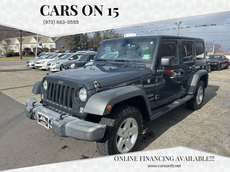 2018 Jeep Wrangler JK Unlimited for sale at Cars On 15 in Lake Hopatcong NJ