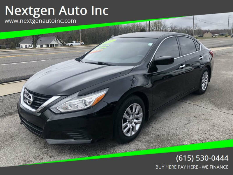 2017 Nissan Altima for sale at Nextgen Auto Inc in Smithville TN