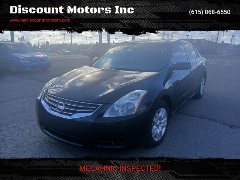 2011 Nissan Altima for sale at Discount Motors Inc in Madison TN