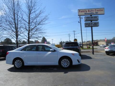 2014 Toyota Camry for sale at FAMILY AUTO CENTER in Greenville NC