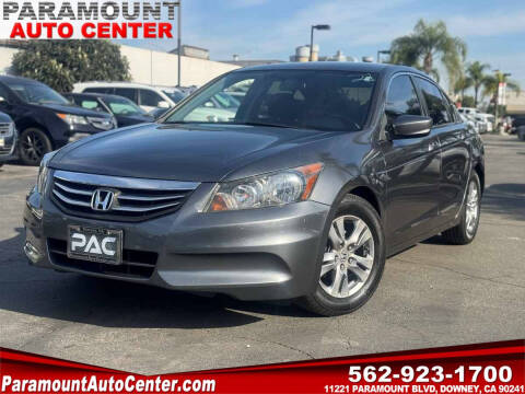2012 Honda Accord for sale at PARAMOUNT AUTO CENTER in Downey CA