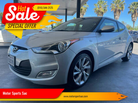 2017 Hyundai Veloster for sale at Motor Sports Sac in Sacramento CA