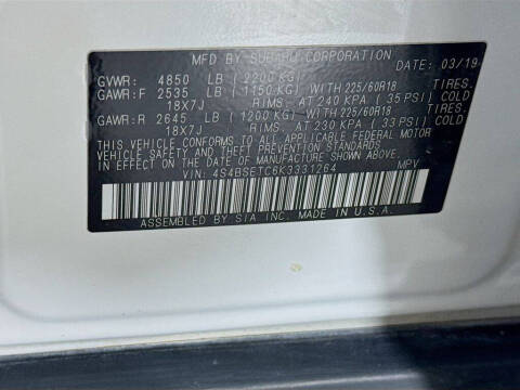 2019 Subaru Outback 3.6R Touring