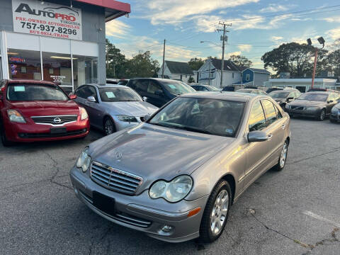 2005 Mercedes-Benz C-Class for sale at AutoPro Virginia LLC in Virginia Beach VA