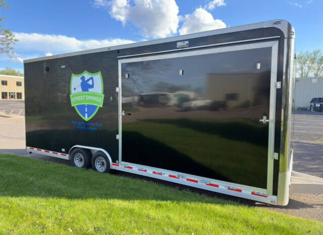 2017 ATC Golf 8.5x28 aluminum trailer for sale at Sales Ramp LLC in Elk River, MN