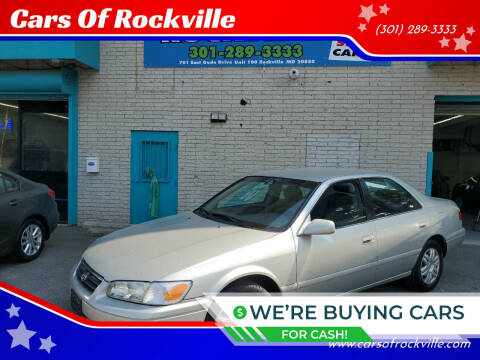 2001 Toyota Camry for sale at Cars Of Rockville in Rockville MD