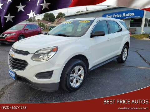 2017 Chevrolet Equinox for sale at Best Price Autos in Two Rivers WI