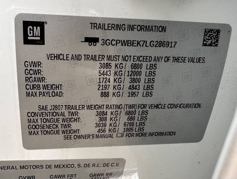 2020 Chevrolet Silverado 1500 Custom