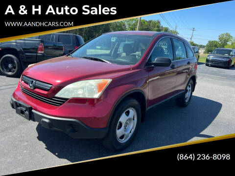2007 Honda CR-V for sale at A & H Auto Sales in Greenville SC