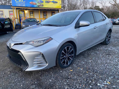 2017 Toyota Corolla for sale at CRC Auto Sales in Fort Mill SC
