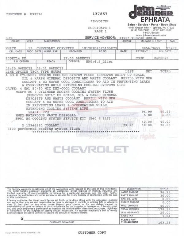2015 Chevrolet Corvette