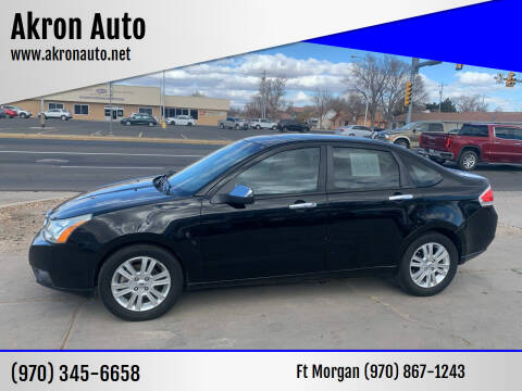 2011 Ford Focus for sale at Akron Auto - Fort Morgan in Fort Morgan CO