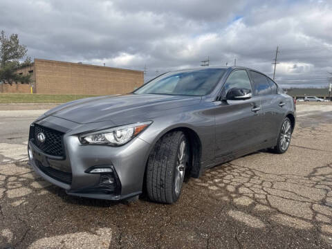 2023 Infiniti Q50 for sale at Minnix Auto Sales LLC in Cuyahoga Falls OH
