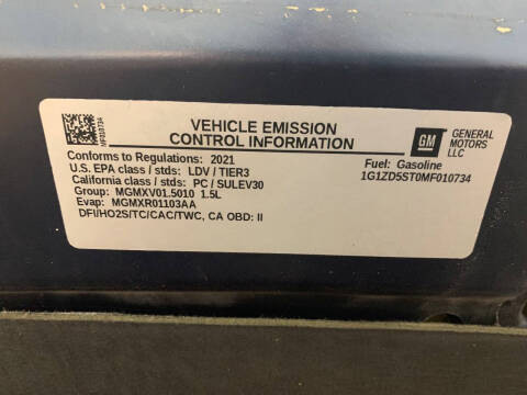 2021 Chevrolet Malibu LT