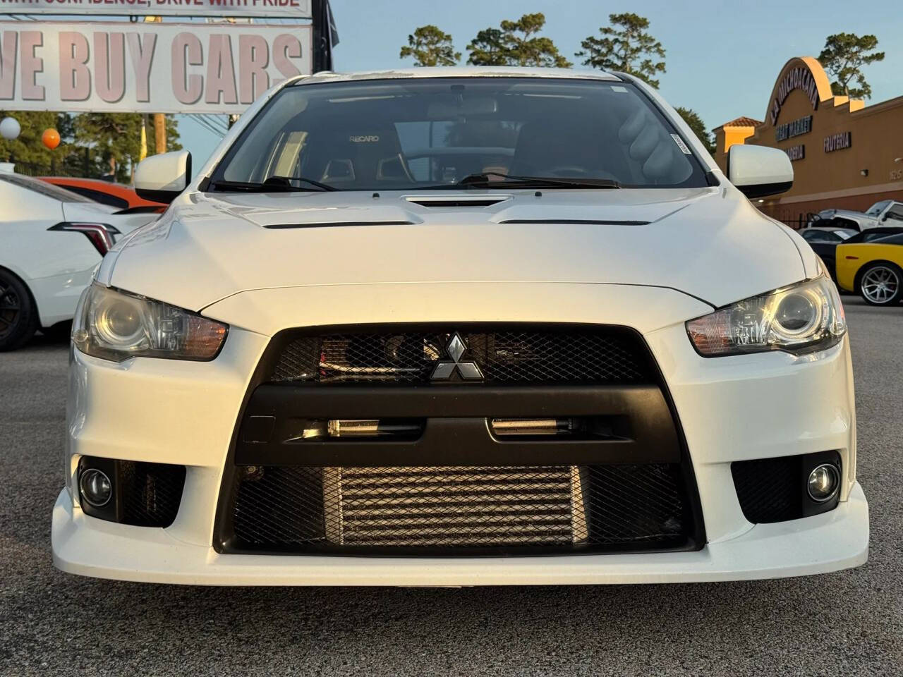 White 2008 Mitsubishi Lancer Evolution GSR AWD GSR 4dr Sedan 2