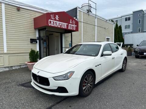2014 Maserati Ghibli for sale at Champion Auto LLC in Quincy MA