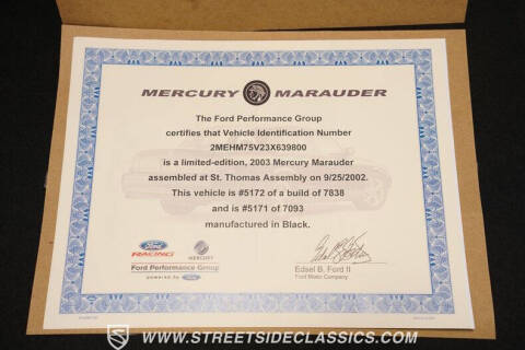 2003 Mercury Marauder