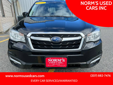 2017 Subaru Forester for sale at NORM'S USED CARS INC in Wiscasset ME