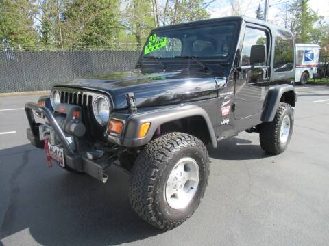 1999 Jeep Wrangler for sale at LULAY'S CAR CONNECTION in Salem OR