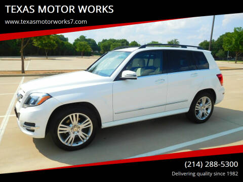 2015 Mercedes-Benz GLK for sale at TEXAS MOTOR WORKS in Arlington TX