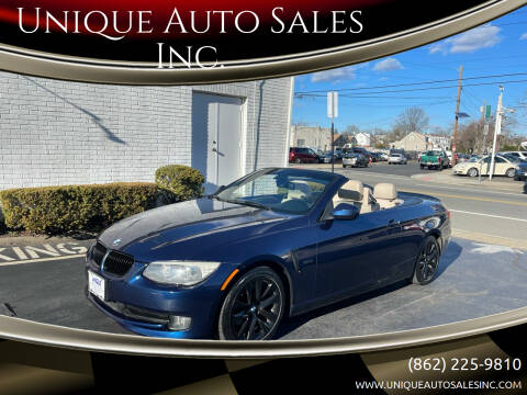 2011 BMW 3 Series for sale at Unique Auto Sales Inc. in Clifton NJ