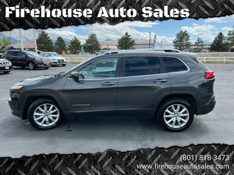 2014 Jeep Cherokee for sale at Firehouse Auto Sales in Springville UT