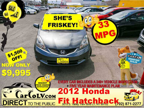 2012 Honda Fit for sale at The Car Company in Las Vegas NV