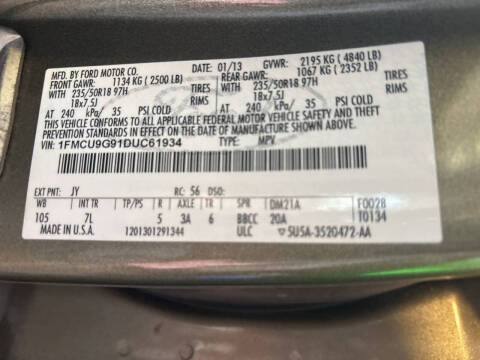 2013 Ford Escape SE