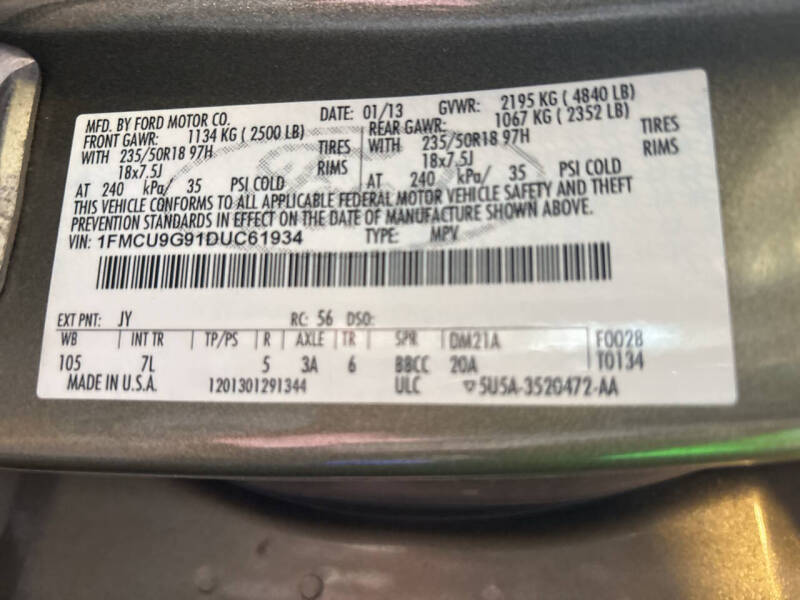 2013 Ford Escape SE