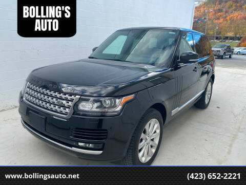 2014 Land Rover Range Rover for sale at BOLLING'S AUTO in Bristol TN