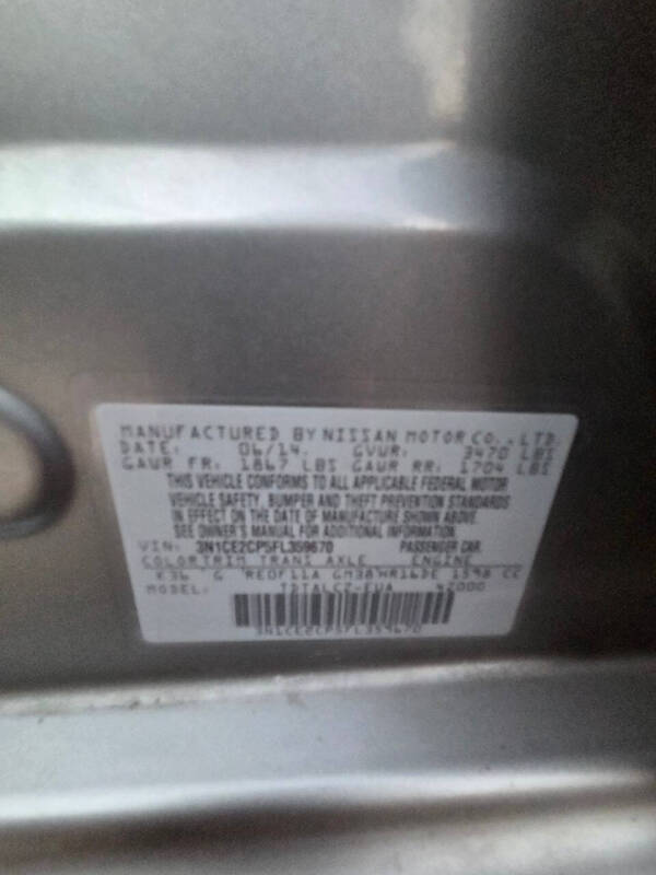 2015 Nissan Versa Note S Plus