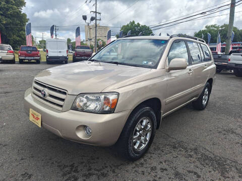 2004 Toyota Highlander for sale at P J McCafferty Inc in Langhorne PA