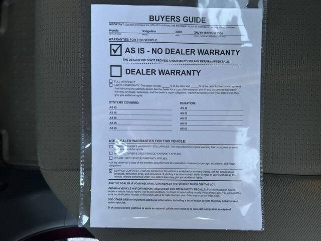 2008 Honda Ridgeline RTX