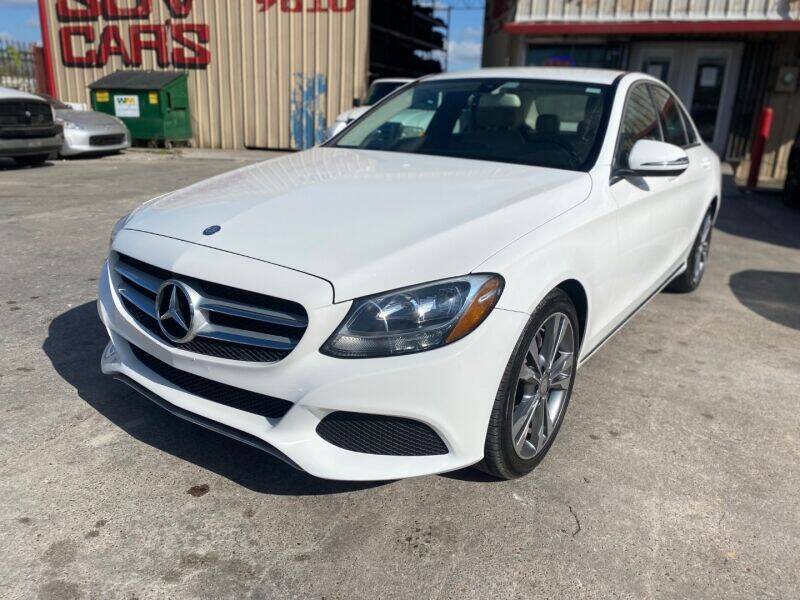 2016 Mercedes-Benz C-Class for sale at Sam's Auto Sales in Houston TX