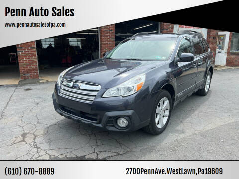 2013 Subaru Outback for sale at Penn Auto Sales in West Lawn PA