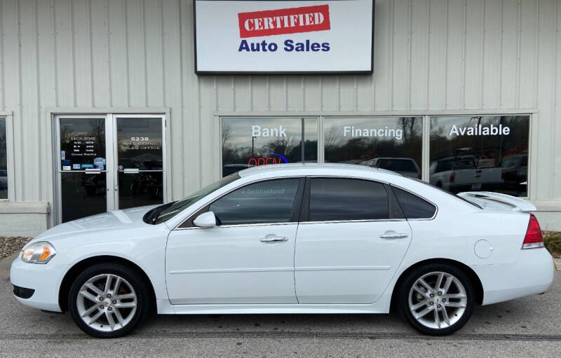 2012 Chevrolet Impala for sale at Certified Auto Sales in Des Moines IA