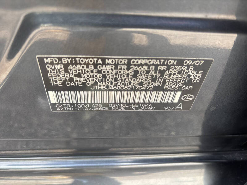2008 Lexus ES 350